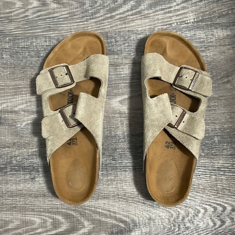 Birkenstock Arizona | Suede Taupe | sz 42